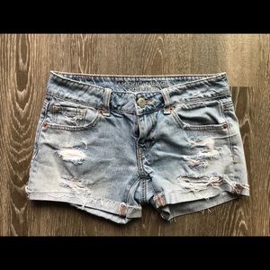 American Eagle cutoff denim shorts